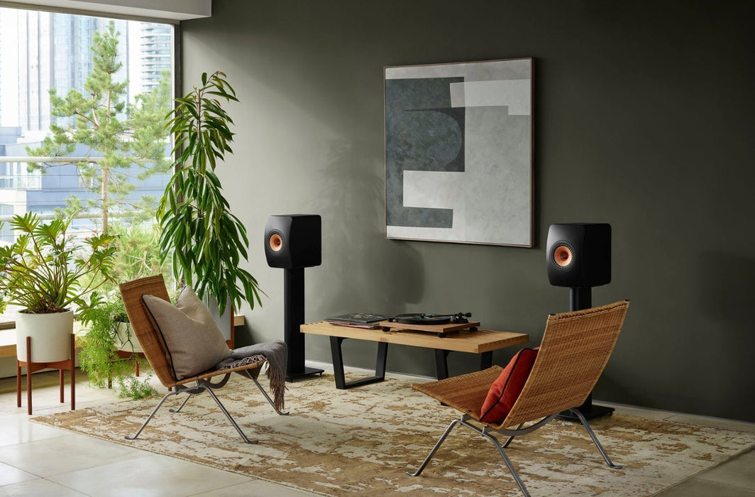 KEF LS50 Wireless II Powered Stereo Speakers With Wi-Fi, Bluetooth, and Apple AirPlay Pair  (Open Box)