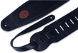 Levy's Leathers MSS2-4-BLK Garment Leather Bass Guitar Strap (Black)