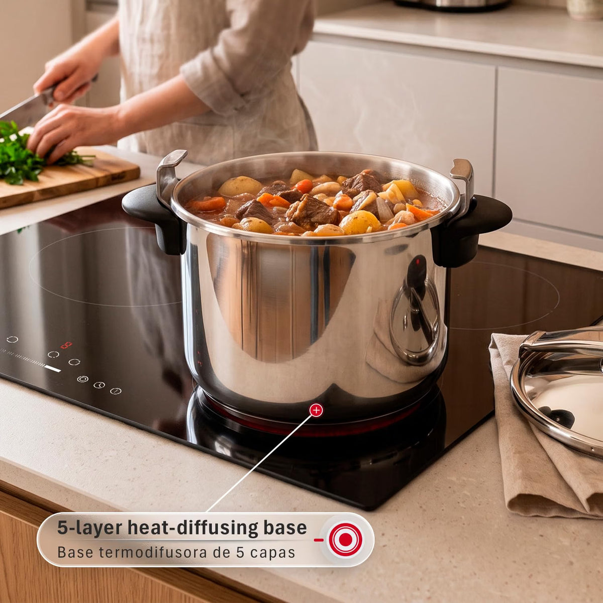 Magefesa Star 4.2-Quart Stainless Steel Pressure Cooker