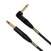 Mogami Gold INSTRUMENT-06R Guitar Instrument Cable, 1/4" TS Male Plugs, Gold Contacts, Right Angle and Straight Connectors (6ft)