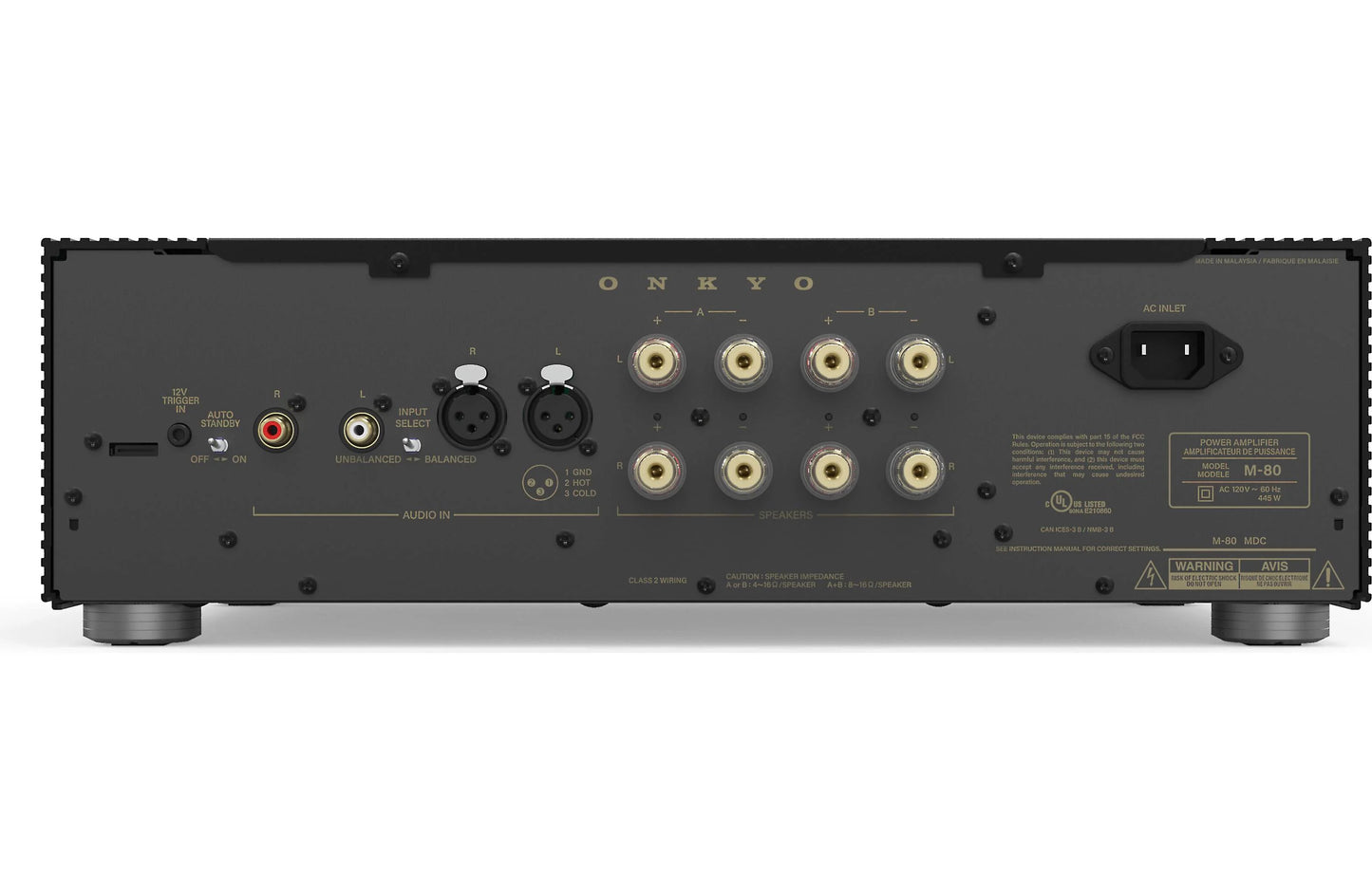 Onkyo Icon M-80 Stereo Power Amplifier