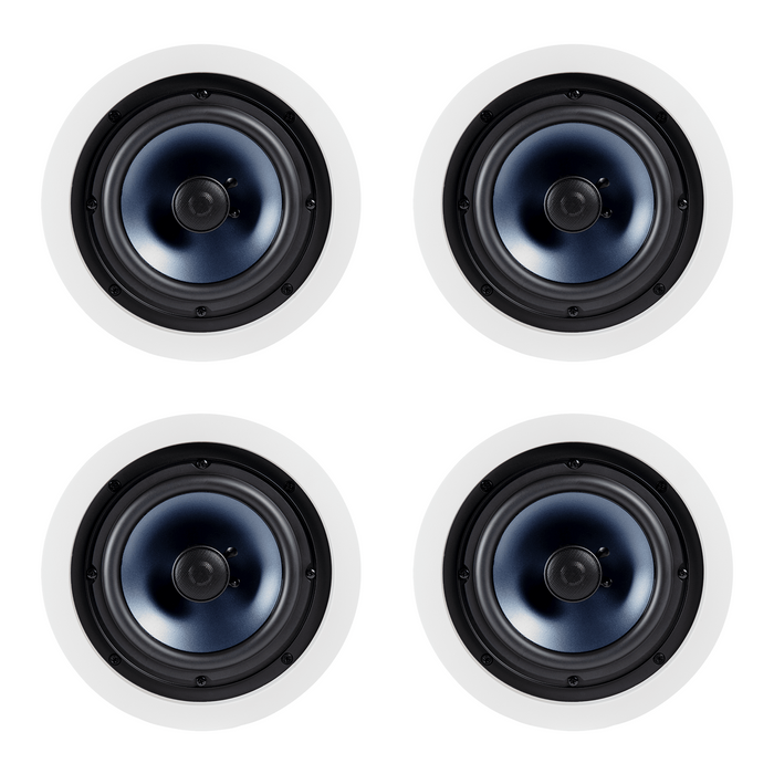 Polk Audio RC80i Round 8'' Two-Way In-wall/Ceiling Speakers - In Ceiling In Wall Speakers - electronicsexpo.com
