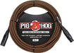 Pig Hog PHM20ORG Black/Orange Woven High Performance XLR Microphone Cable (20 Feet)