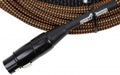 Pig Hog PHM20ORG Black/Orange Woven High Performance XLR Microphone Cable (20 Feet)