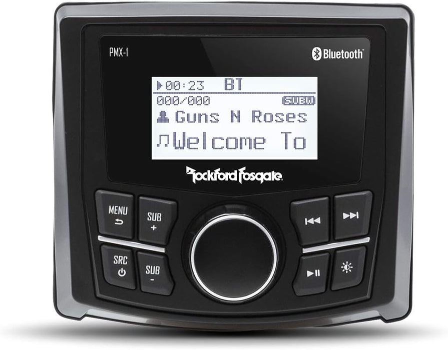 Rockford Fosgate PMX-1 Marine Digital Media Receiver with Bluetooth (does not play CDs)
