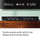 Sennheiser AMBEO Soundbar Max 5.1.4-Channel Powered Sound Bar with Dolby Atmos and DTS:X