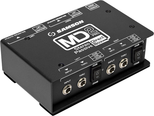 Samson SAMD2PRO MD2 Pro Stereo Passive Direct Box