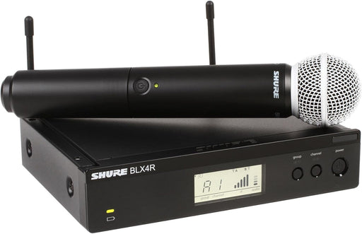 Shure BLX24R/SM58-J11 Rackmount Wireless Handheld Microphone System with SM58 Capsule