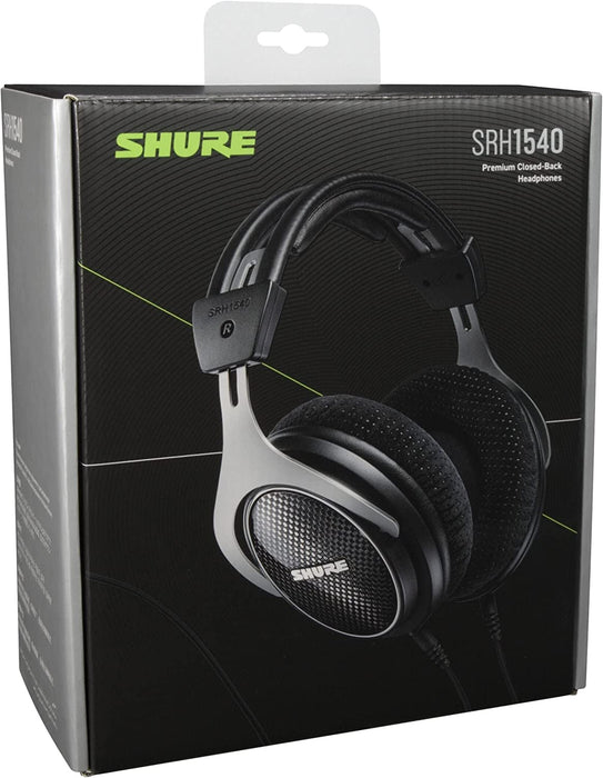 Shure SRH1540 Closed-Back Over-Ear Premium Studio Headphones (Open Box)