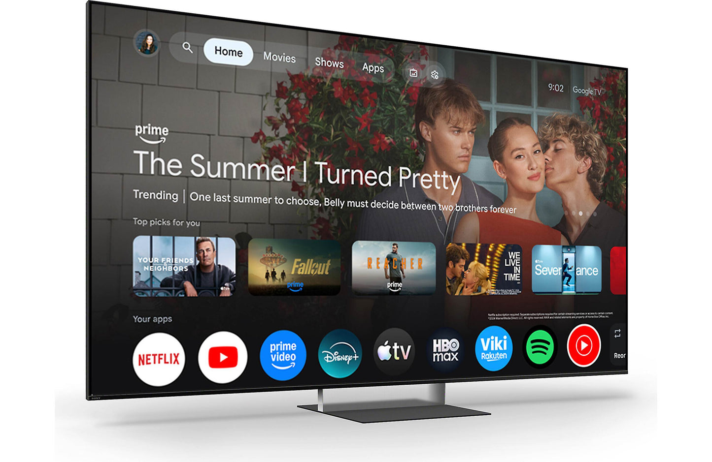 Sony BRAVIA 9 II 65" True RGB 4K Google TV with Gemini