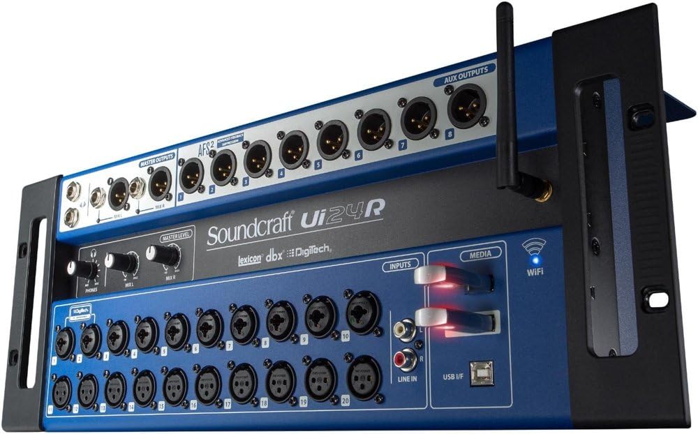 Soundcraft Ui24R 24-Channel Digital Mixer / Multitrack USB Recorder with Wireless Control