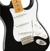 Fender Squier Classic Vibe 50s Stratocaster Electric Guitar (Black, Maple Fingerboard)