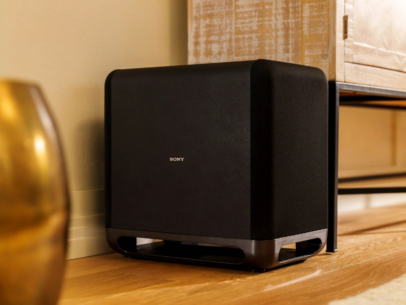 Power up your home theater system with the booming bass
