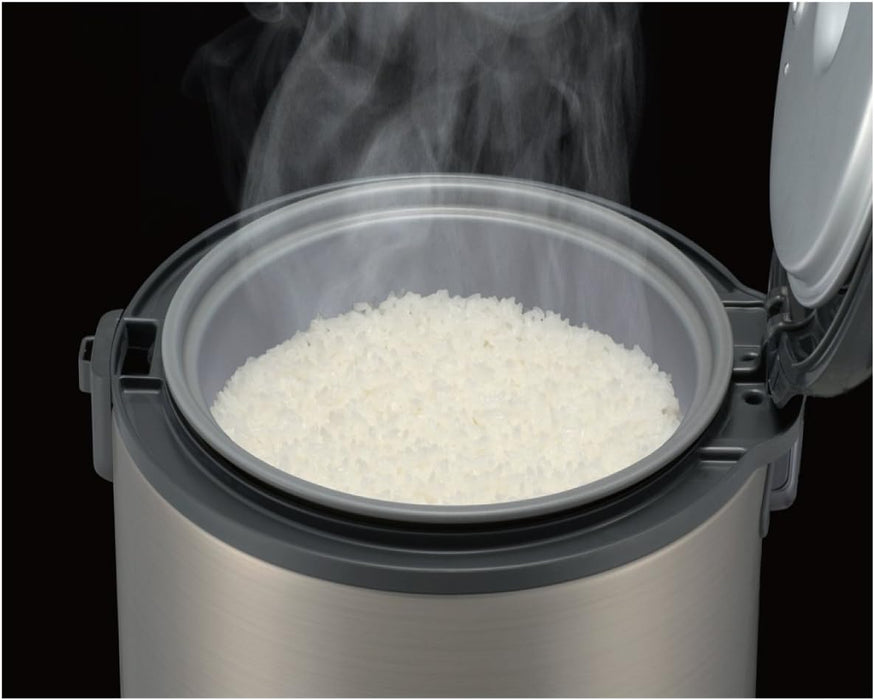 Tiger JNP-S10U-HU 5.5-Cup (Uncooked) Rice Cooker and Warmer (Stainless Steel Gray)