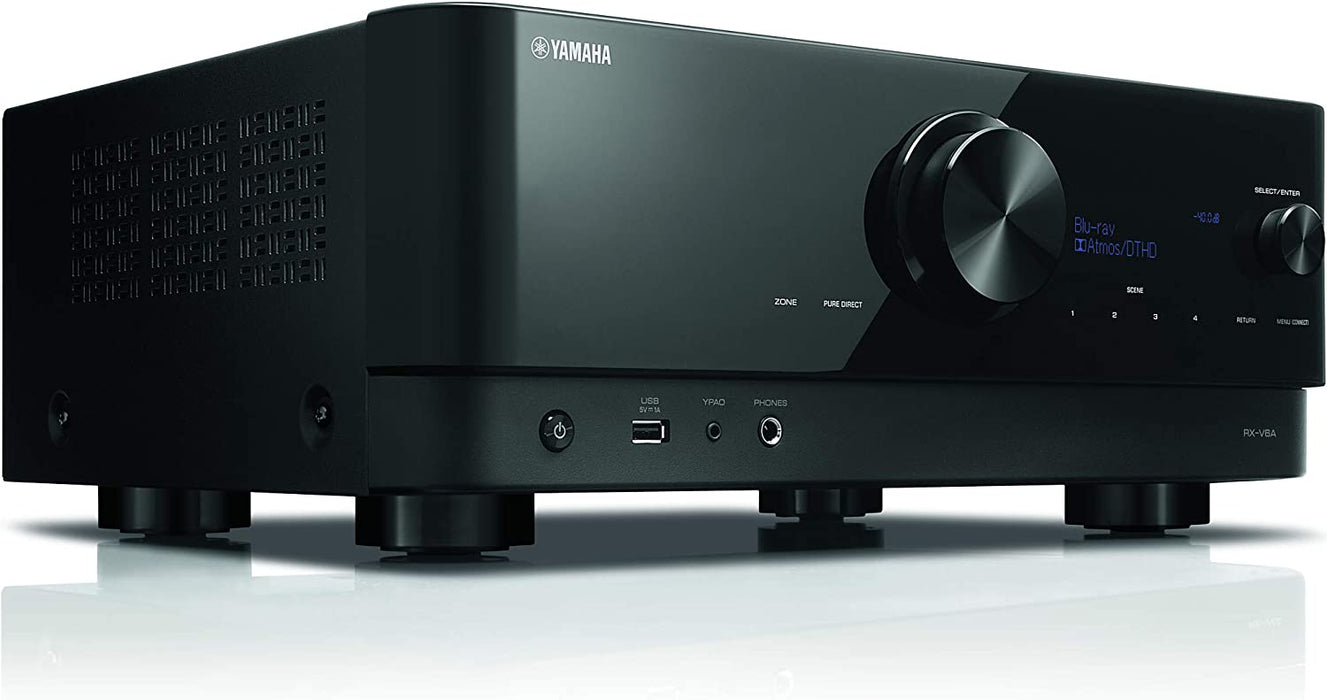 Yamaha RX-V6A 7.2 Channel 8K Home Theater AV Receiver (Certified Refurbished)