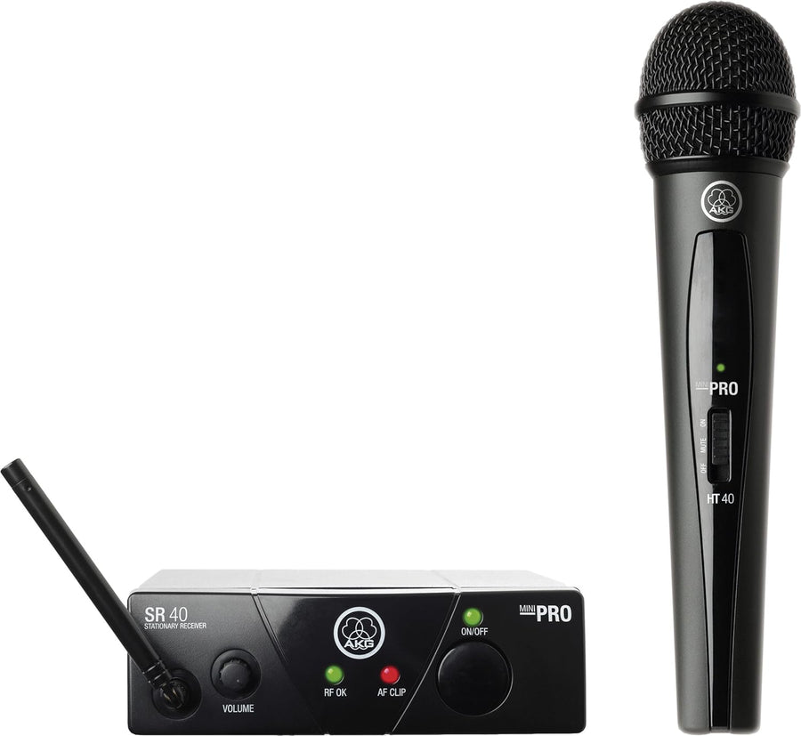 AKG Pro Audio WMS40MINI Vocal Set Band US25D Wireless Microphone System - electronicsexpo.com - Microphones