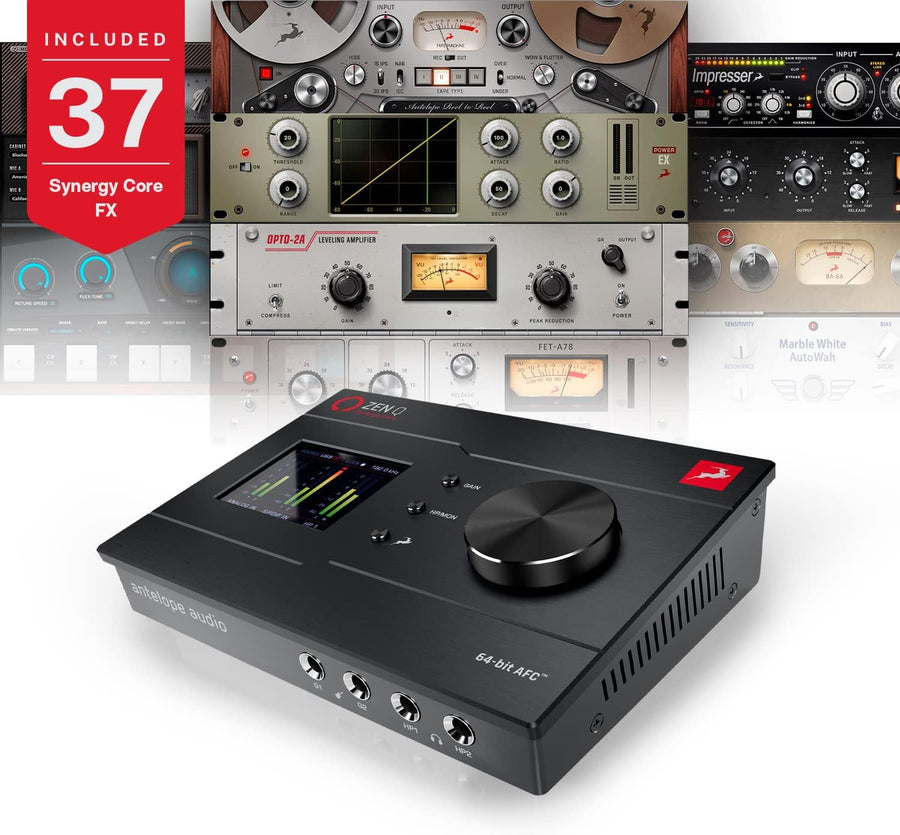 Antelope Audio Zen Q Synergy Core 14x10 Bus - Powered USB - C Audio Interface with Onboard Real - Time Effects - electronicsexpo.com - Audio Interfaces