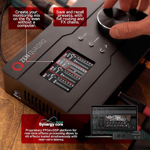 Antelope Audio Zen Quadro USB - C Podcast & Recording Interface - electronicsexpo.com - Audio Interfaces