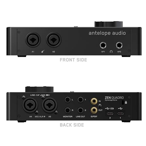 Antelope Audio Zen Quadro USB - C Podcast & Recording Interface - electronicsexpo.com - Audio Interfaces