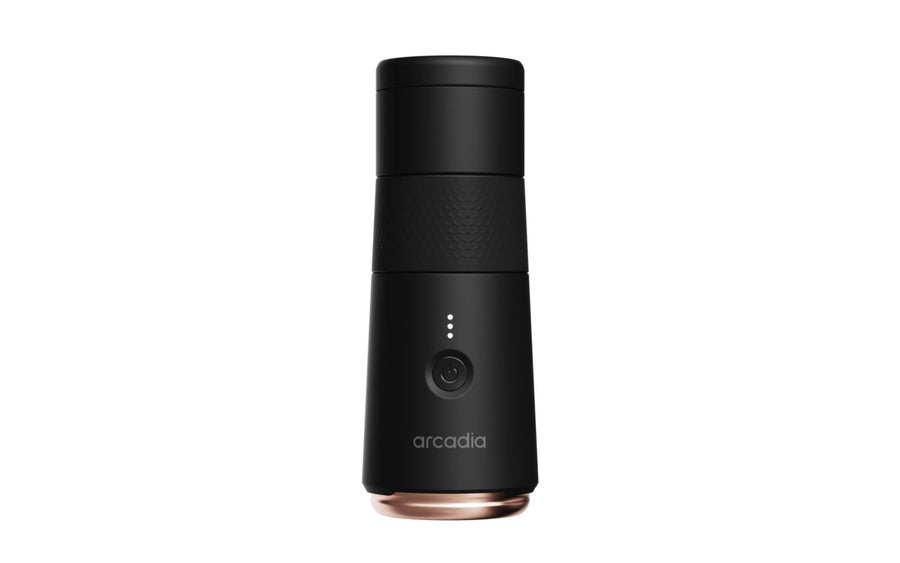 Arcadia Go Rechargeable Portable Turkish Coffee Maker USB - C Powered, Compact, Cordless, and Perfect for Travel, Camping, Outdoor Use, Office, and Home Brewing (Night Black) - electronicsexpo.com - Coffee Machines