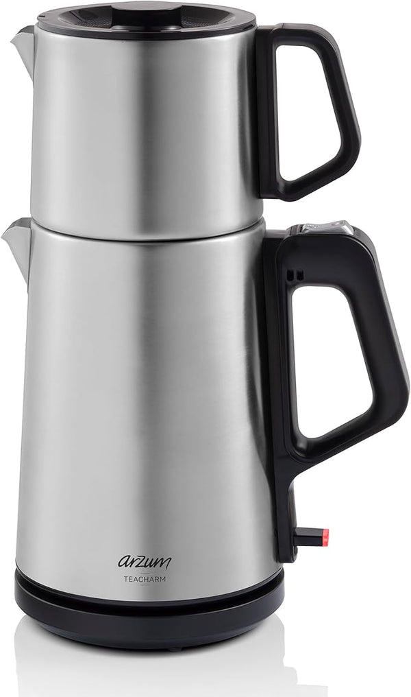 Arzum TeaCharm Turkish Tea Maker (Stainless Steel) - electronicsexpo.com - Tea Makers