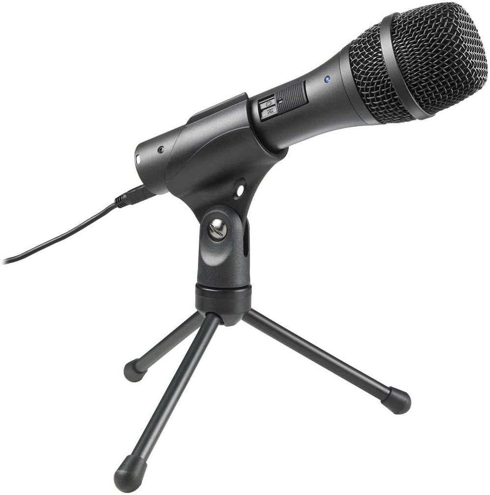 Audio - Technica AT2005USB Cardioid Dynamic USB/XLR Microphone (Black) - electronicsexpo.com - Microphones