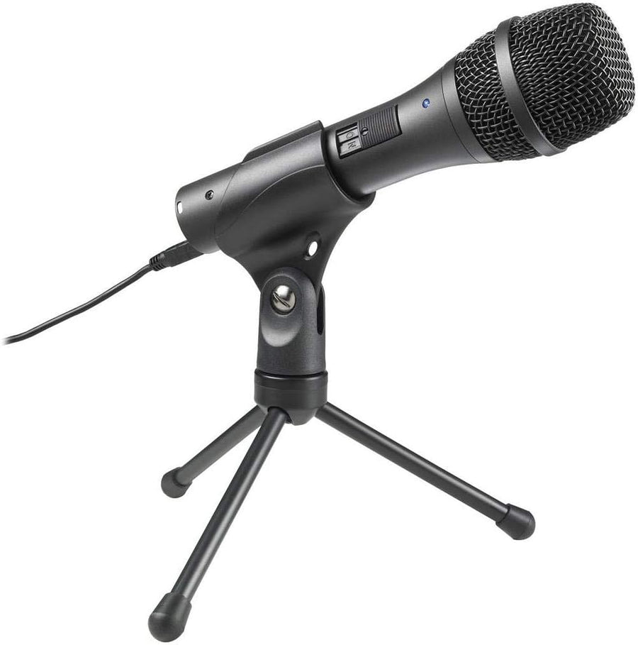 Audio - Technica AT2005USB Cardioid Dynamic USB/XLR Microphone (Black) - electronicsexpo.com - Microphones