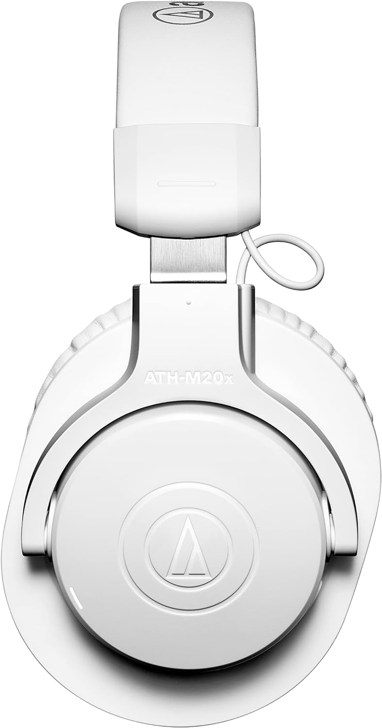 Audio - Technica ATH - M20XBTWH Wireless Over - Ear Headphones (White) - electronicsexpo.com - Headphones