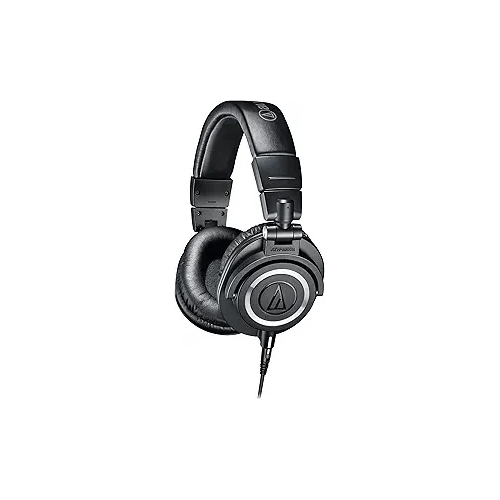 Audio - Technica ATH - M50x Closed - Back Monitor Headphones (Black) - electronicsexpo.com - Pro Headphones