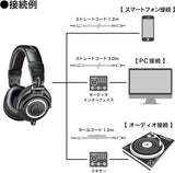 Audio - Technica ATH - M50x Closed - Back Monitor Headphones (Black) - electronicsexpo.com - Pro Headphones