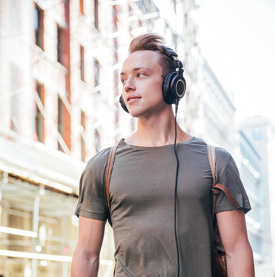 Audio - Technica ATH - M50x Closed - Back Monitor Headphones (Black) - electronicsexpo.com - Pro Headphones