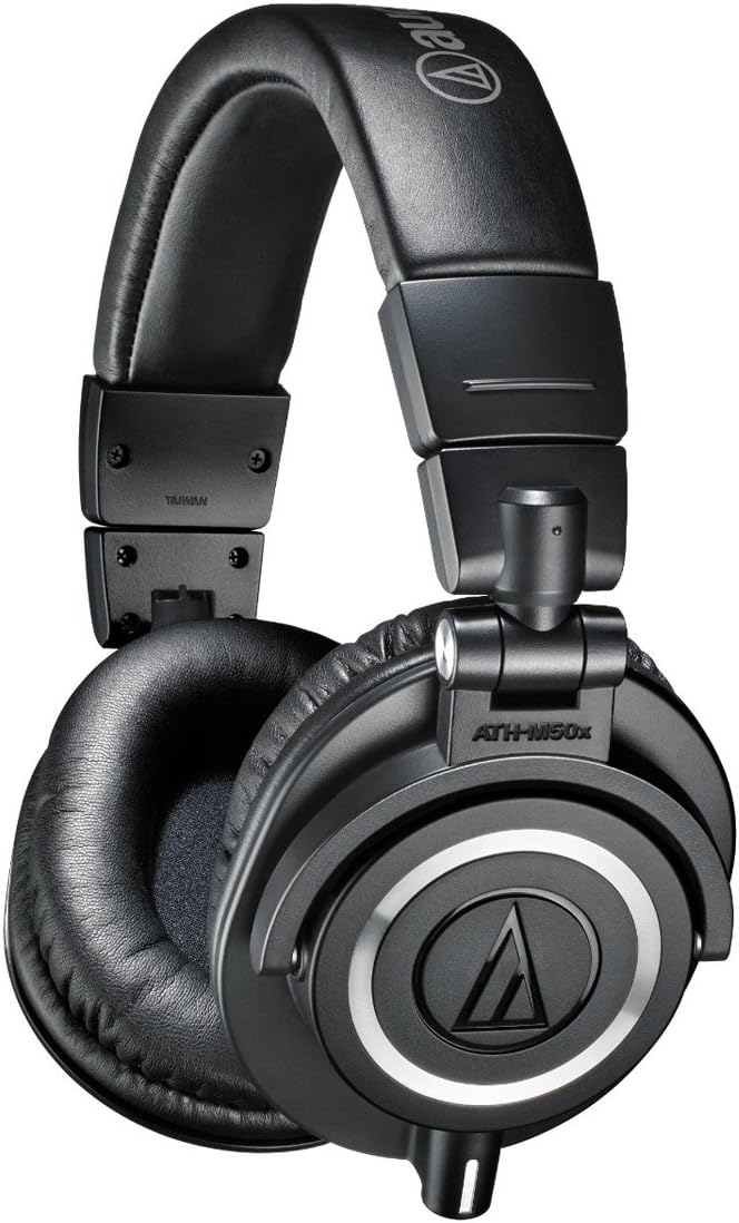 Audio - Technica ATH - M50x Closed - Back Monitor Headphones (Black) - electronicsexpo.com - Pro Headphones