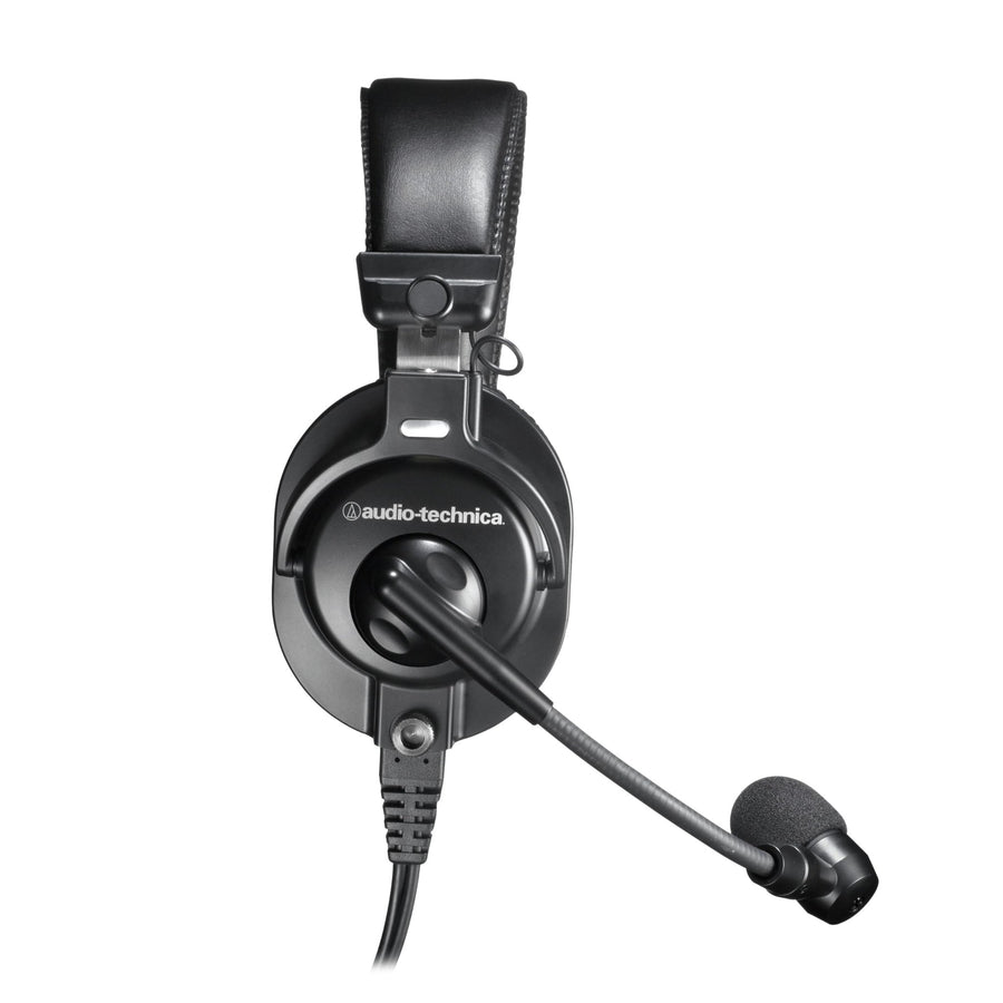 Audio - Technica BPHS1 Broadcast Stereo Headset with Dynamic Cardioid Boom Mic Black, Adjustable - electronicsexpo.com - Headphones