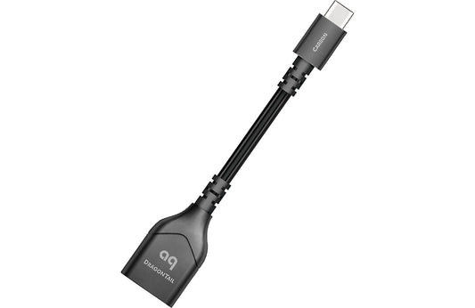 AudioQuest DragonTail USB - A > USB - C Female USB - A to Male USB - C Adaptor - electronicsexpo.com - HDMI Wires / Interconnects