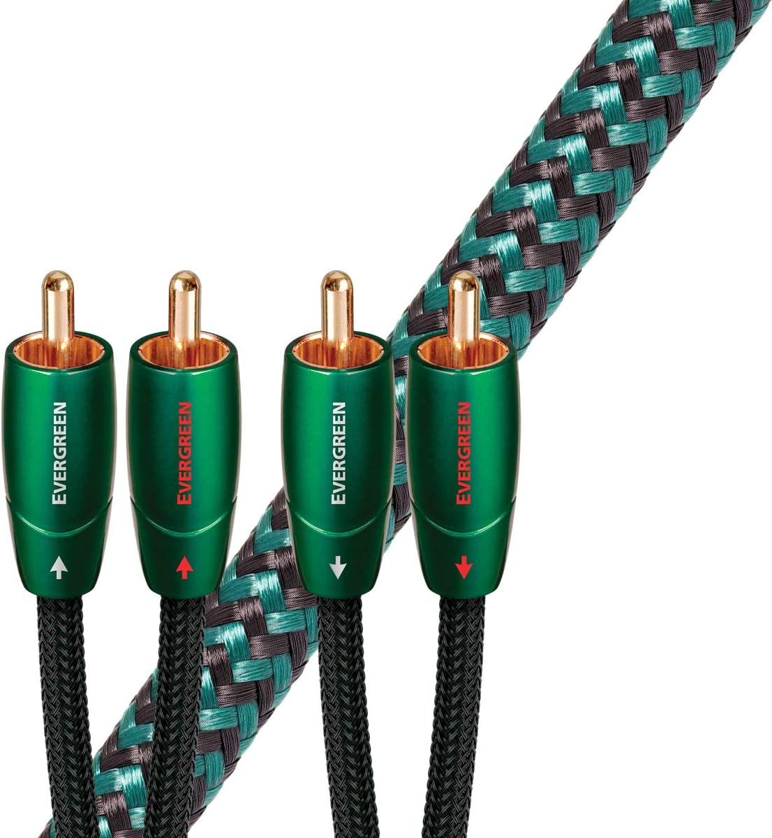 AudioQuest Evergreen Stereo Cable with 4 RCA Connectors (0.6 m) - electronicsexpo.com - HDMI Wires / Interconnects
