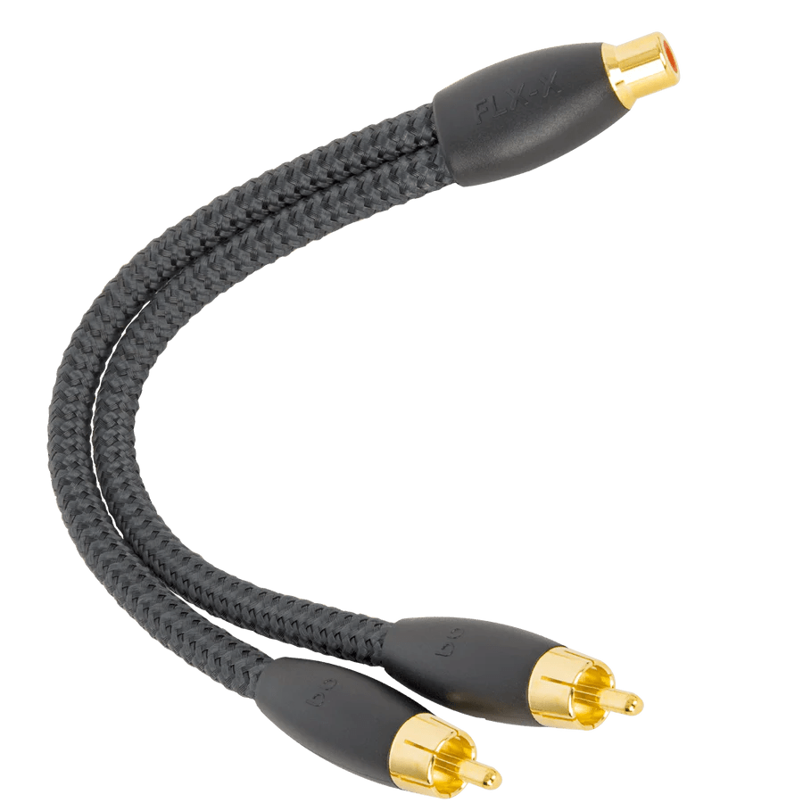 AudioQuest FLX - X F22M RCA Splitter 1 x Female RCA & 2 x Male RCA Splitter - electronicsexpo.com - HDMI Wires / Interconnects