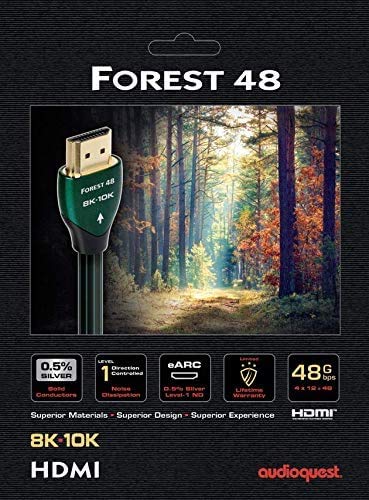 AudioQuest Forest 8K - 10K 48Gbps 0.75m 2.4ft. HDMI Cables (2 Pack Bundle) - electronicsexpo.com - HDMI Wires / Interconnects