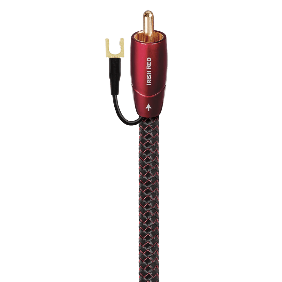 AudioQuest Irish Red RCA Low - Frequency Subwoofer Audio Interconnect - electronicsexpo.com - Subwoofer Cables