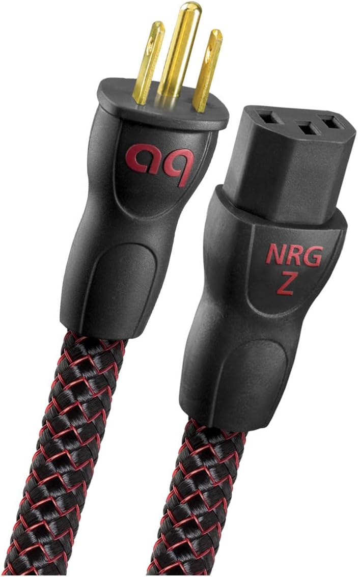 AudioQuest NRG - Z3 High - Performance Low - Distortion 3 - Pole AC Power Cable, IEC C13 connector (2 meters/6.5 feet) - electronicsexpo.com - Audio & Video Cables