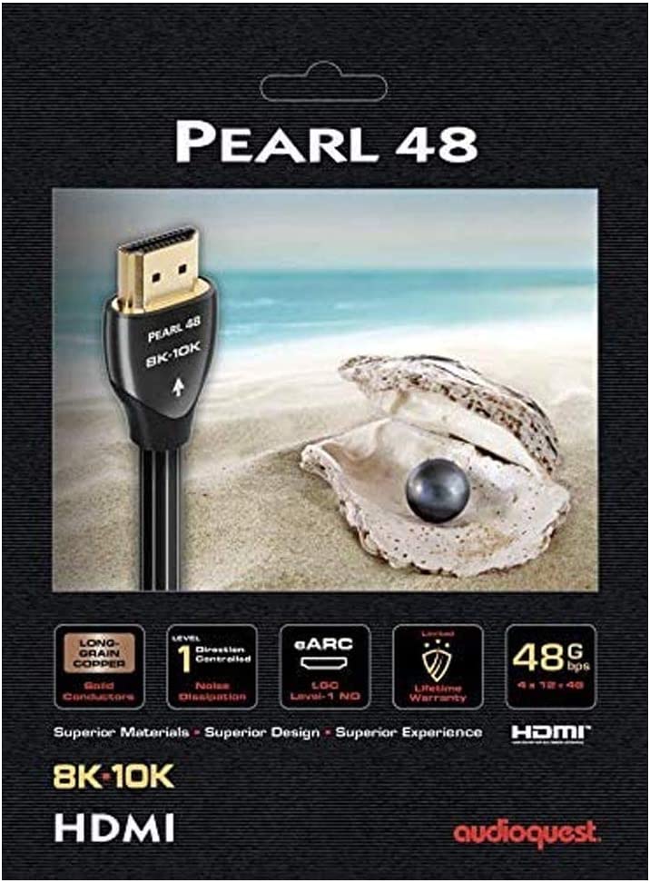 AudioQuest Pearl 48 3.0m 8K - 10K 48Gbps HDMI Cable (9.8ft) - electronicsexpo.com - Misc