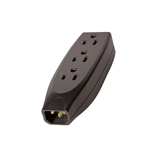 AudioQuest Power Strip Plug, Single (1) IEC Male to Three (3) IEC Female - electronicsexpo.com - Power Protection