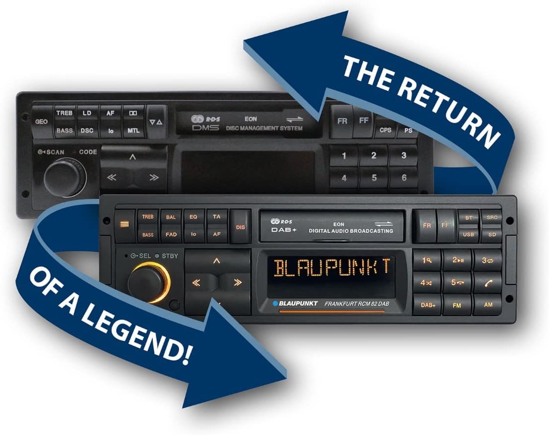 Blaupunkt Frankfurt RCM 82 DAB Vintage Car Radio DAB Bluetooth - electronicsexpo.com - Car Stereo Receivers