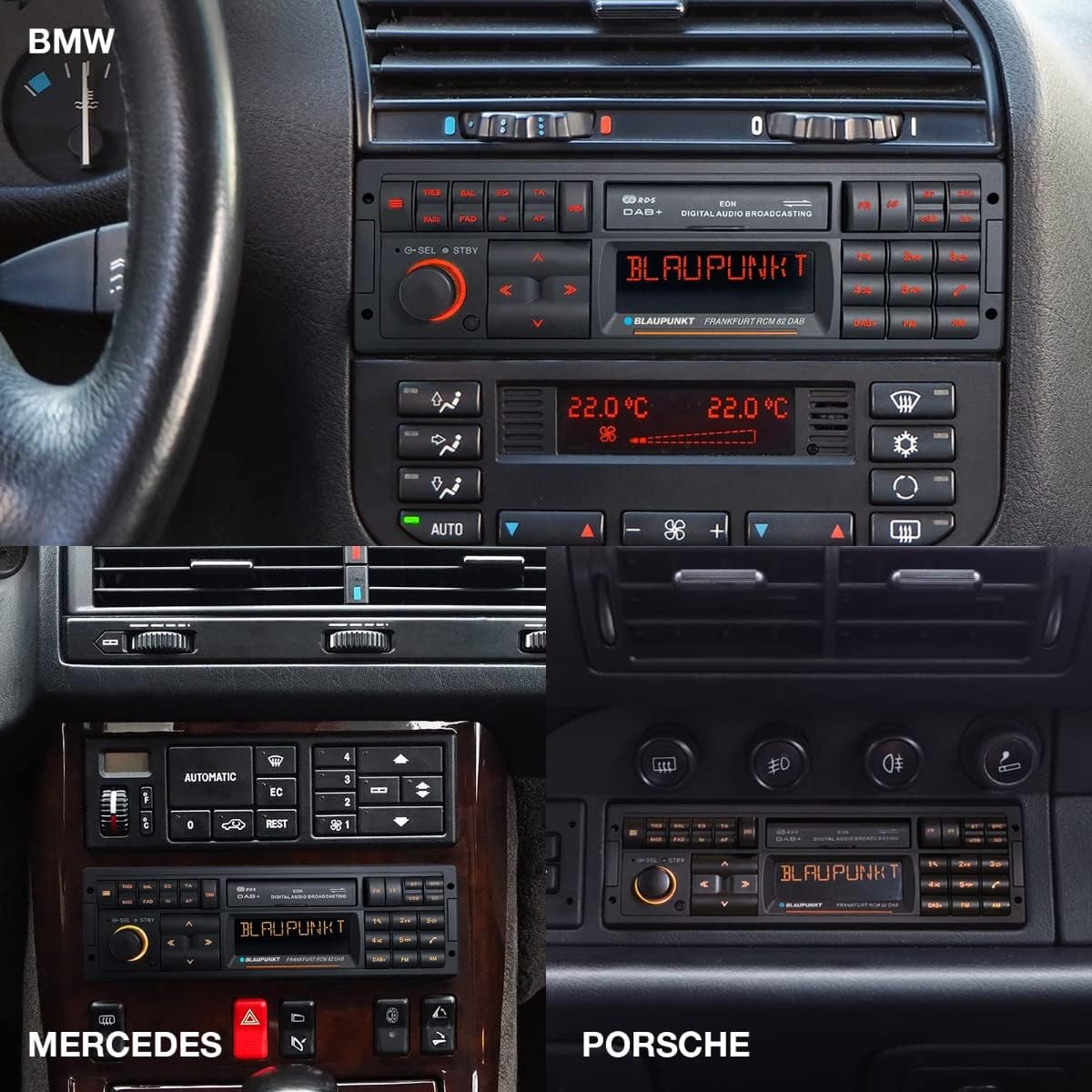 Blaupunkt Frankfurt RCM 82 DAB Vintage Car Radio DAB Bluetooth - electronicsexpo.com - Car Stereo Receivers