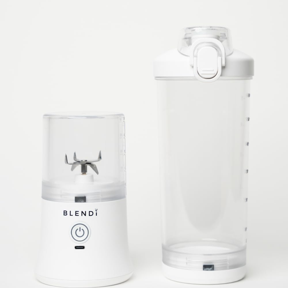 BLENDi X Large 24 oz BPA - Free USB Rechargeable Personal Travel Blender (24oz, White) - electronicsexpo.com - Blenders