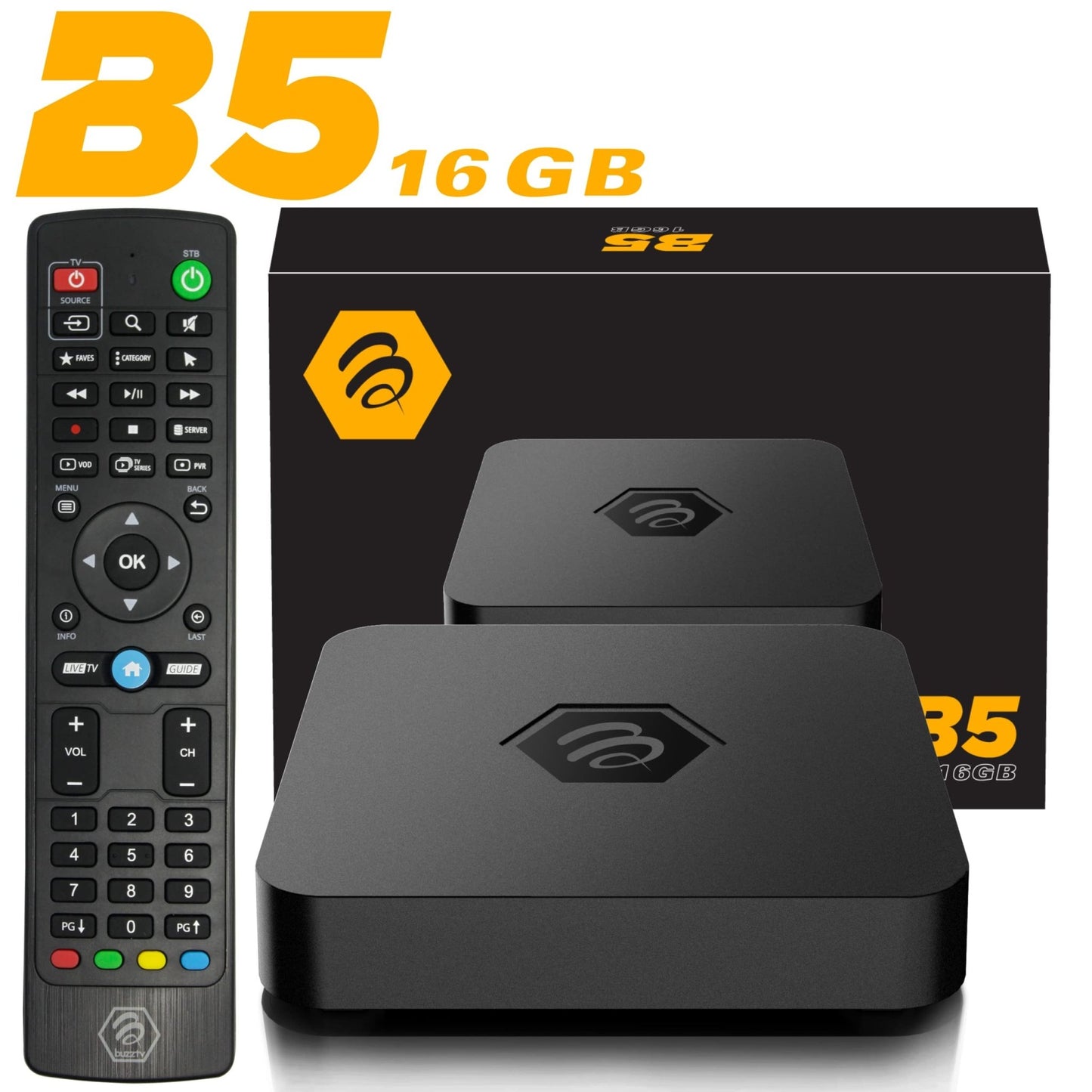 BuzzTV B5 Android 11 TV Box, 2GB/16GB, 4K UHD, HDMI, Wi - Fi, Smart Entertainment - electronicsexpo.com - Steaming Players