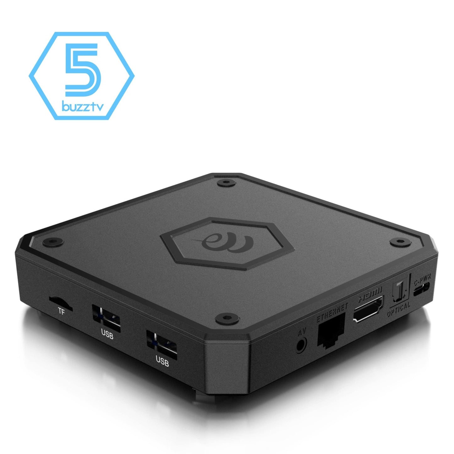 BuzzTV E5 Android 11 TV Box 2GB RAM, 32GB Storage, 4K UHD Streaming, HDMI & Wi - Fi - electronicsexpo.com - Streaming Players