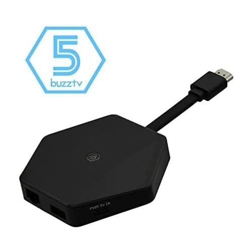 BuzzTV HD5 4K Android TV Box, 4GB/128GB, Quad - Core, Dual - Band Wi - Fi, BT 5 - electronicsexpo.com - Streaming Players