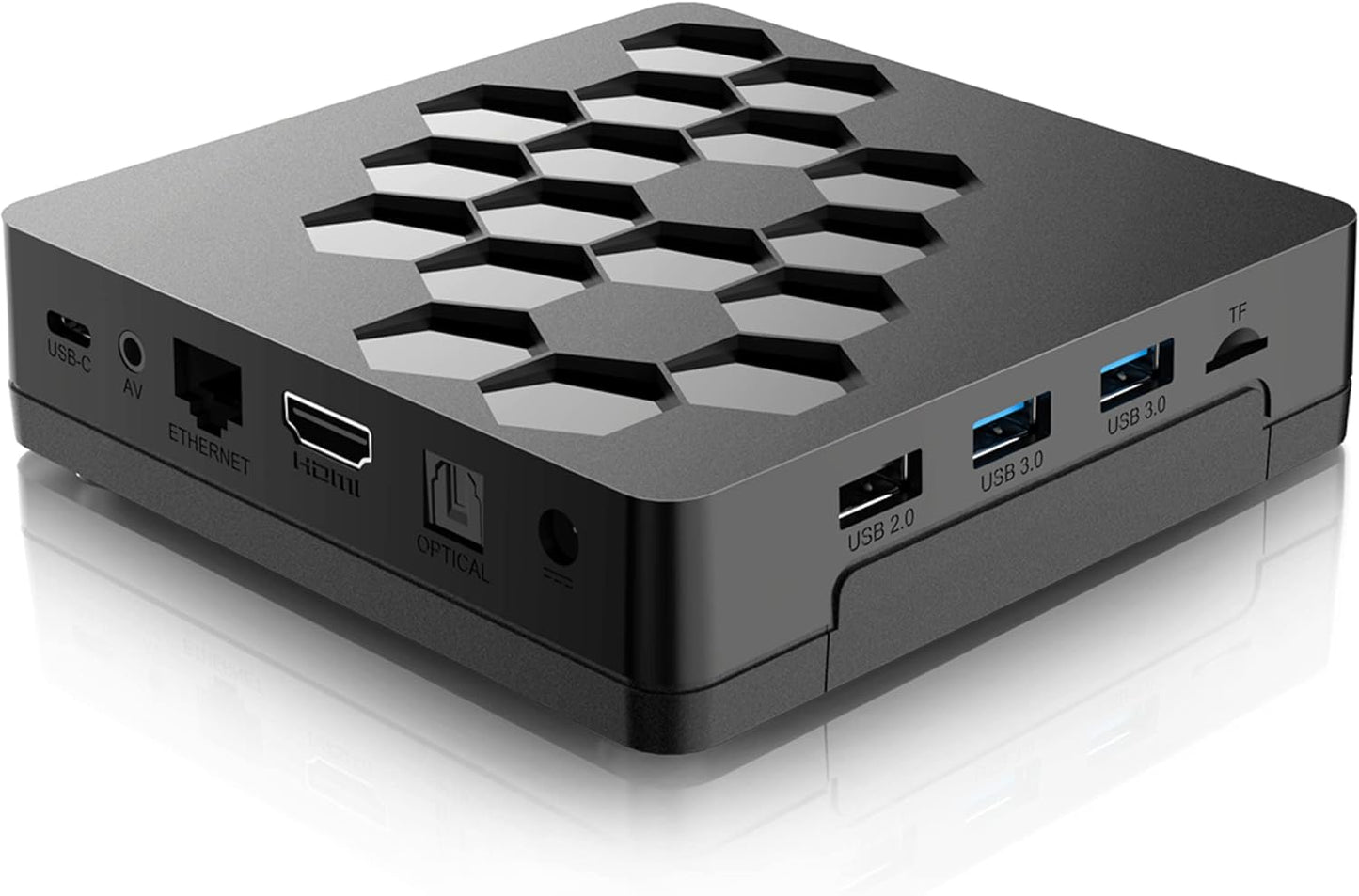 BuzzTV U5 2023 Android 11 TV Box, S905X4 Quad - Core 64 - bit Cortex - A55 Processor, 4GB DDR RAM, 128GB eMMC Storage, 4K UHD Streaming, 6th Generation Wireless AX - electronicsexpo.com - Misc