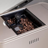 Café Affetto Automatic Espresso Machine + Milk Frother | Built - In & Adjustable Espresso Bean Grinder | One - Touch Brew in 90 Seconds | Steel Silver, 1.2 Liter, (C7CEBBS2RS3) - electronicsexpo.com - Coffee Machines