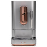 Café Affetto Automatic Espresso Machine + Milk Frother | Built - In & Adjustable Espresso Bean Grinder | One - Touch Brew in 90 Seconds | Steel Silver, 1.2 Liter, (C7CEBBS2RS3) - electronicsexpo.com - Coffee Machines